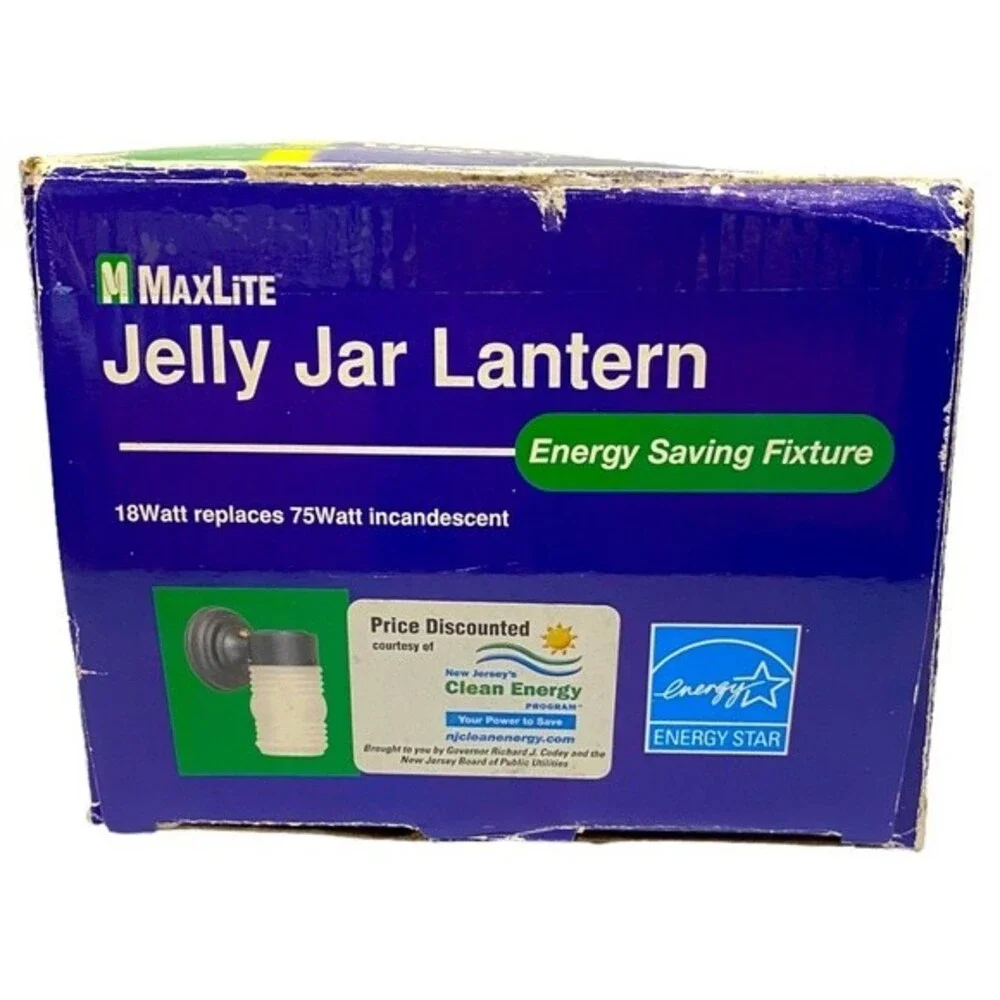 MaxLite Jelly Jar Lantern (Dusk To Dawn)